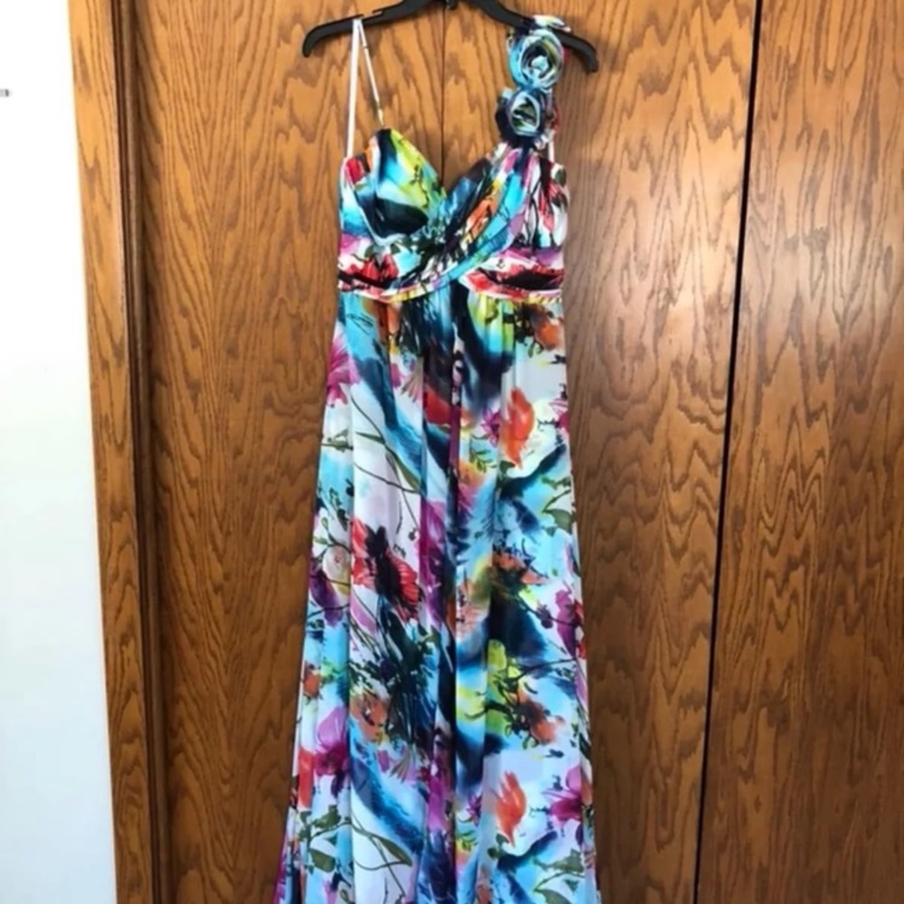 Watercolor Prom Dress